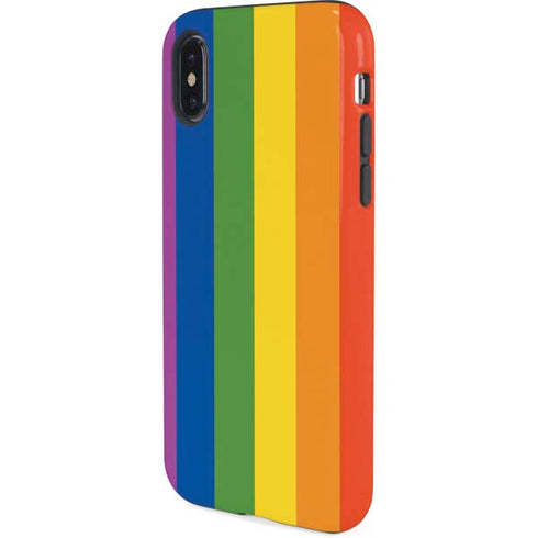Vertical Rainbow Flag iPhone X Pro Case