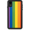 Vertical Rainbow Flag iPhone XR Waterproof Case