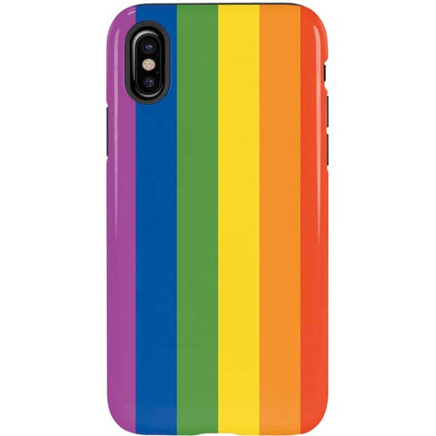 Vertical Rainbow Flag iPhone XS Pro Case