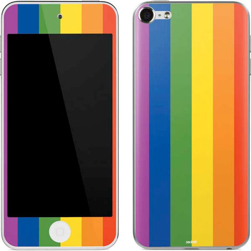 Vertical Rainbow Flag Apple iPod Skin