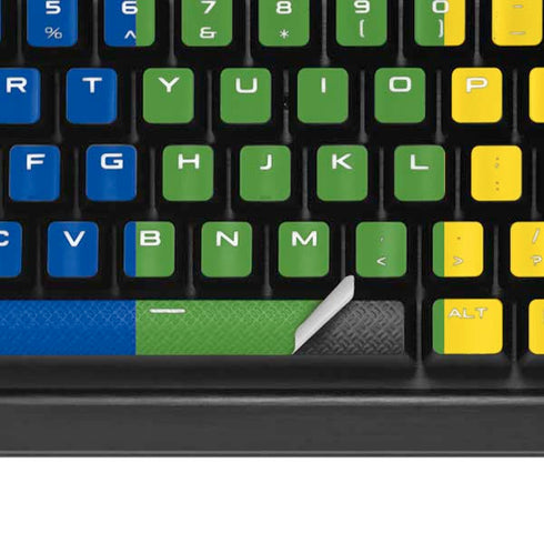 Vertical Rainbow Flag K95 RGB PLATINUM Mechanical Gaming Keyboard Skin