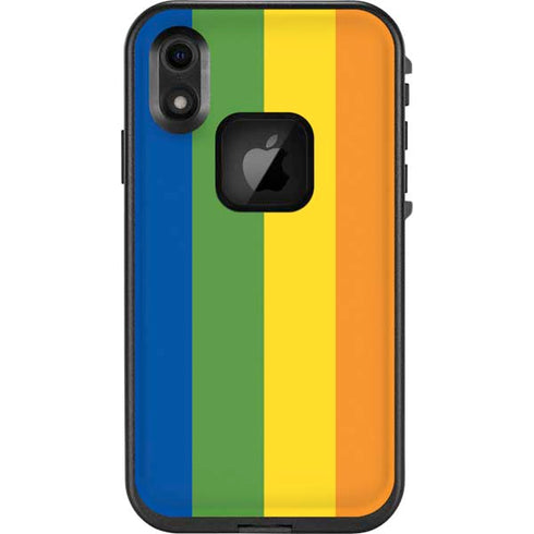 Vertical Rainbow Flag LifeProof Fre iPhone Skin
