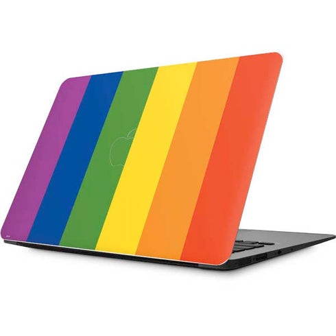 Vertical Rainbow Flag Apple MacBook Skin