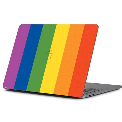 Vertical Rainbow Flag Apple MacBook Pro 13-inch Skin