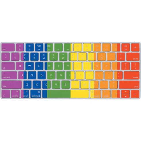 Vertical Rainbow Flag Magic Keyboard Skin