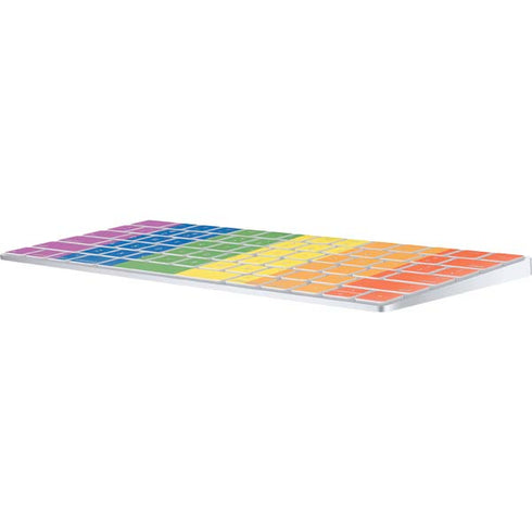 Vertical Rainbow Flag Magic Keyboard Skin