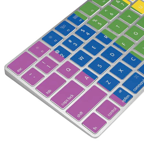 Vertical Rainbow Flag Magic Keyboard Skin
