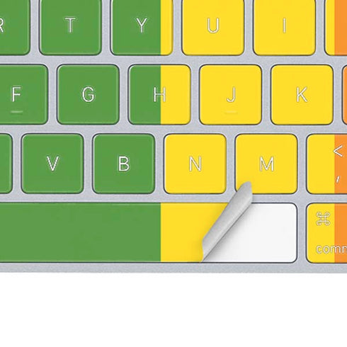Vertical Rainbow Flag Magic Keyboard Skin