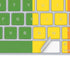 Vertical Rainbow Flag Magic Keyboard Skin