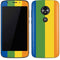 Vertical Rainbow Flag Moto E5 Play Skin
