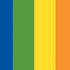 Vertical Rainbow Flag Moto E5 Play Skin