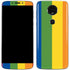 Vertical Rainbow Flag Moto E5 Plus Skin