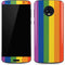 Vertical Rainbow Flag Moto G6 Skin