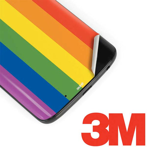 Vertical Rainbow Flag Moto G6 Skin