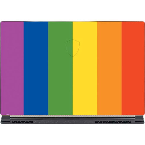 Vertical Rainbow Flag MSI GS65 Stealth Laptop Skin