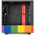 Vertical Rainbow Flag NZXT H510 Compact ATX Mid-Tower Case Skin