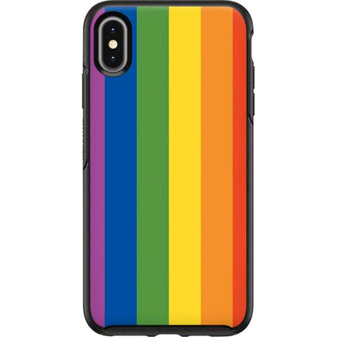 Vertical Rainbow Flag Otterbox Symmetry iPhone Skin