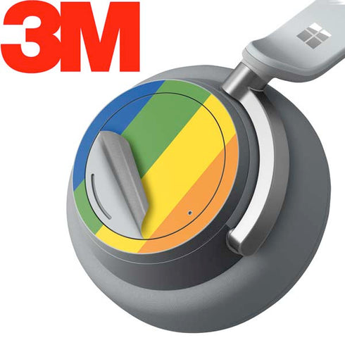 Vertical Rainbow Flag Surface Headphones Skin