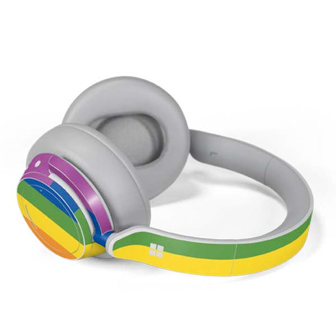 Vertical Rainbow Flag Surface Headphones Skin
