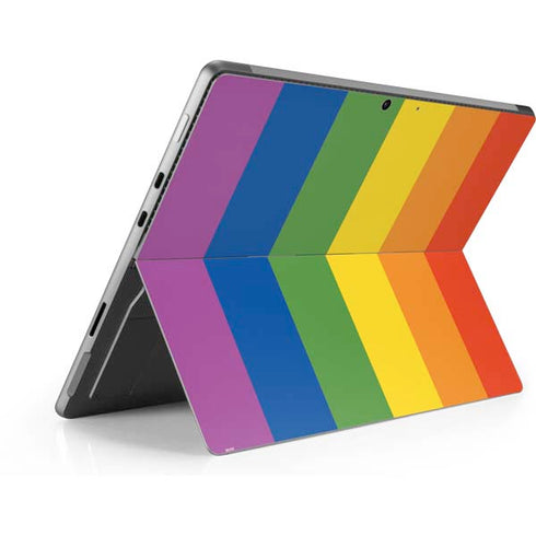 Vertical Rainbow Flag Surface Pro 8 Skin
