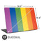 Vertical Rainbow Flag Universal Laptop 18in (14.6 x 10.6in) Skin