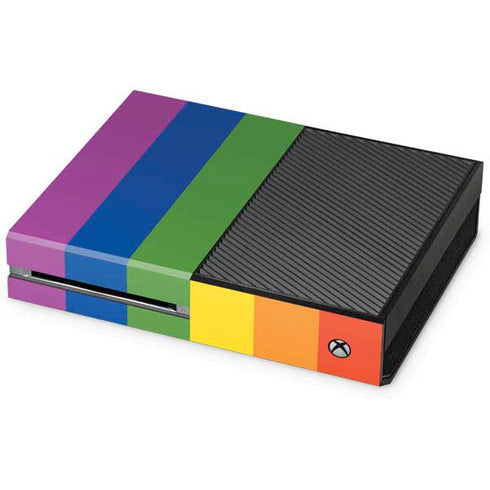 Vertical Rainbow Flag Xbox One Console Skin