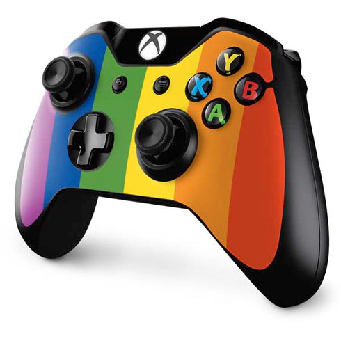Vertical Rainbow Flag Xbox One Controller Skin