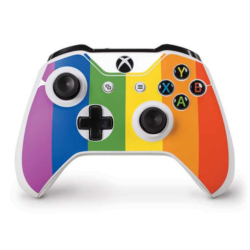 Vertical Rainbow Flag Xbox One S Controller Skin