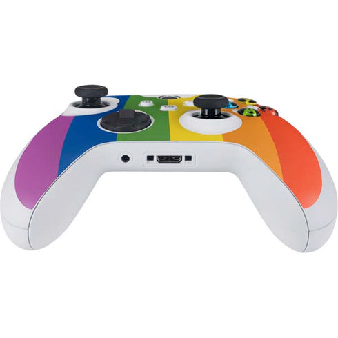 Vertical Rainbow Flag Xbox Series S Controller Skin