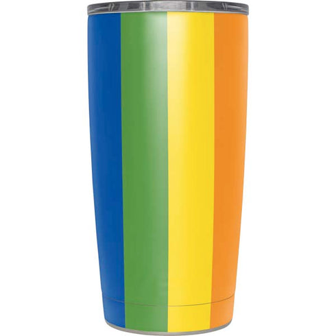 Vertical Rainbow Flag Yeti 20oz Tumbler Skin