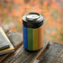 Vertical Rainbow Flag Yeti Colster Can Insulator Skin