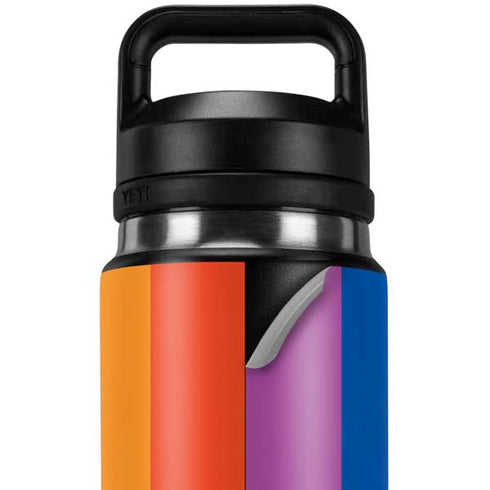 Vertical Rainbow Flag YETI Rambler 26oz Bottle Skin