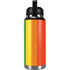 Vertical Rainbow Flag YETI Rambler 36oz Bottle Skin