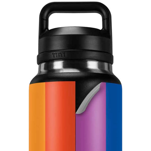 Vertical Rainbow Flag YETI Rambler 36oz Bottle Skin