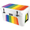 Vertical Rainbow Flag YETI Tundra 45 Hard Cooler Skin