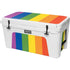 Vertical Rainbow Flag YETI Tundra 75 Hard Cooler Skin
