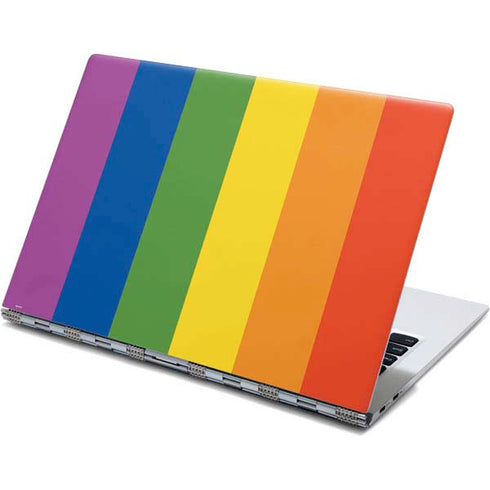 Vertical Rainbow Flag Yoga 910 2-in-1 14in Touch-Screen Skin