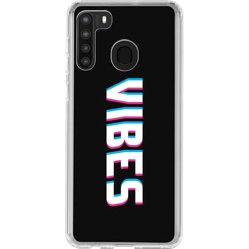 Vibes Rasta Galaxy A21 Clear Case
