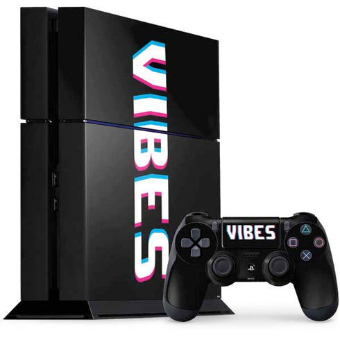 Vibes Rasta PS4 Console and Controller Bundle Skin