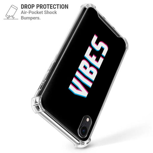 Vibes Rasta iPhone XR Clear Case