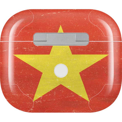 Vietnam Flag Distressed Apple AirPods (3rd Gen 2021) Skin