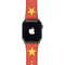 Vietnam Flag Distressed Apple Watch Band 42-44mm