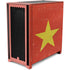 Vietnam Flag Distressed Corsair 4000D Tempered Glass Mid-Tower ATX Case Skin