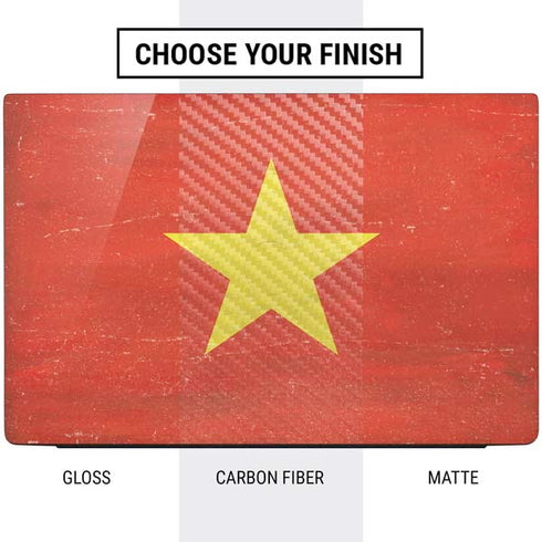 Vietnam Flag Distressed Dell Vostro Skin