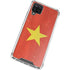 Vietnam Flag Distressed Galaxy A12 Clear Case