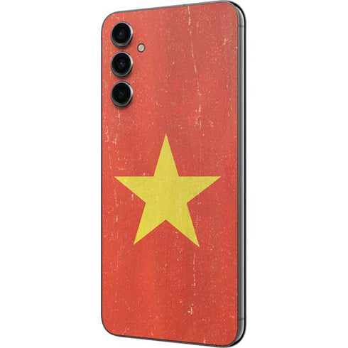 Vietnam Flag Distressed Galaxy A14 5G Skin