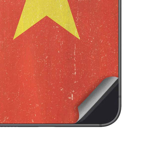 Vietnam Flag Distressed Galaxy A14 5G Skin