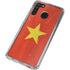 Vietnam Flag Distressed Galaxy A21 Clear Case