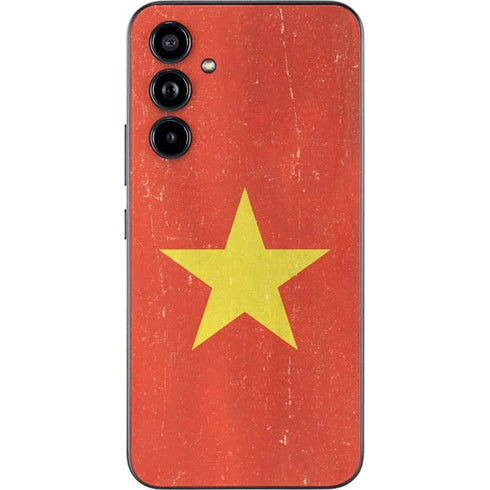 Vietnam Flag Distressed Galaxy A54 5G Skin
