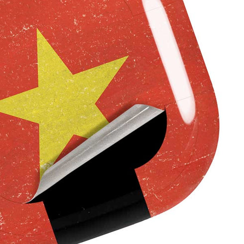 Vietnam Flag Distressed Galaxy Buds Live Skin